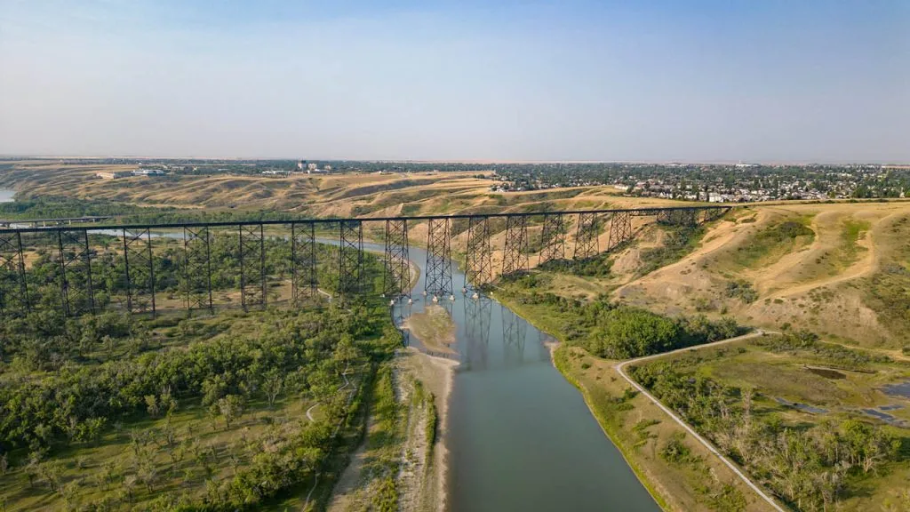 Cảnh quan vùng rural Alberta